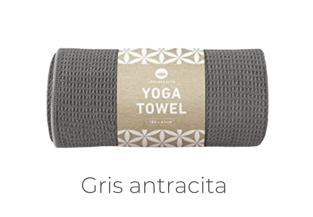 toalla de yoga gris