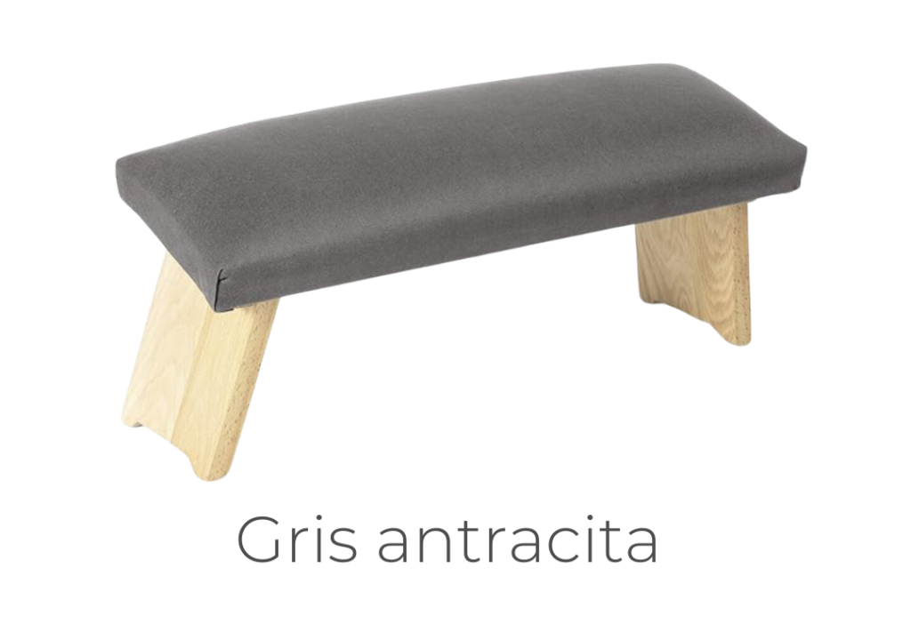 banco de meditación gris antracita