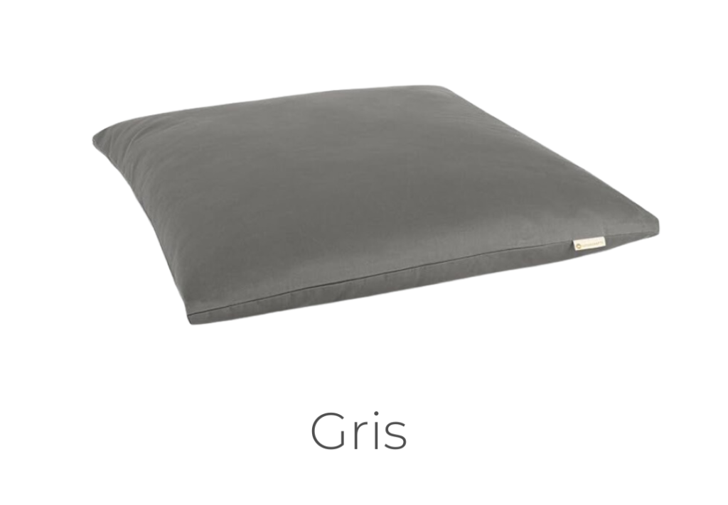 esterilla de meditación gris