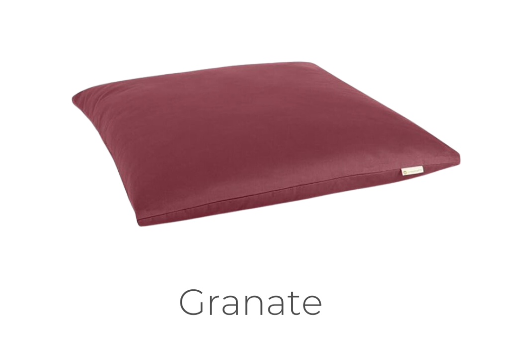 esterilla de meditación granate