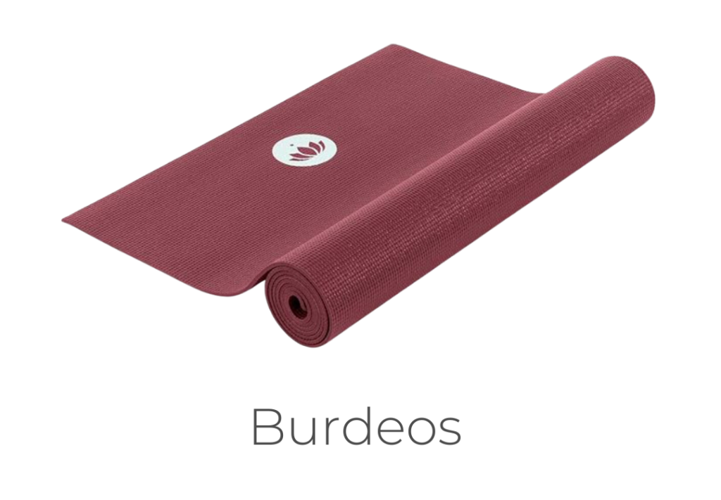 Esterilla de yoga burdeos