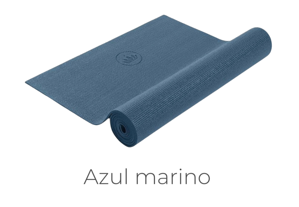 Esterilla de yoga azul marino